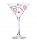 Personalised Lips & Cherry Cocktail Glass