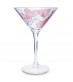 Personalised Love & Kisses Cocktail Glass