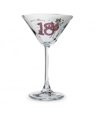 Personalised Purple Ronnie Cocktail Glass - Young Female