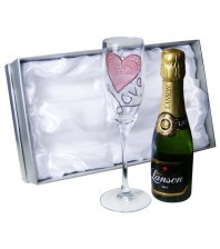 Personalised Love Mini Champagne Set