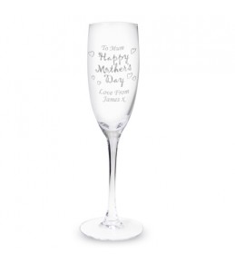 Personalised Mother's Day Flute Glass