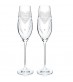 Personalised Heart Swarovski Champagne Glasses