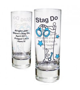 Personalised Stag Do Shot Glass