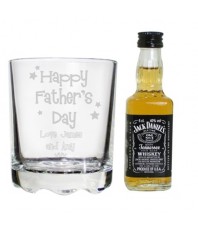 Personalised Father's Day Jack Daniels Glass Set