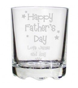 Personalised Father's Day Whisky Glass