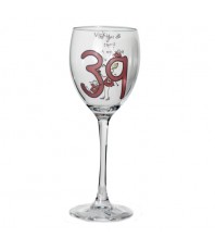 Personalised Purple Ronnie Wine Glass - Middle Age Female