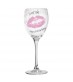 Personalised Kiss Wine Glass